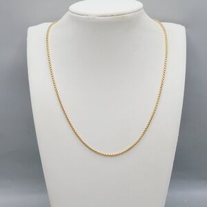 David Yurman 1.7mm Box Chain Necklace in 18k Gold, 22”